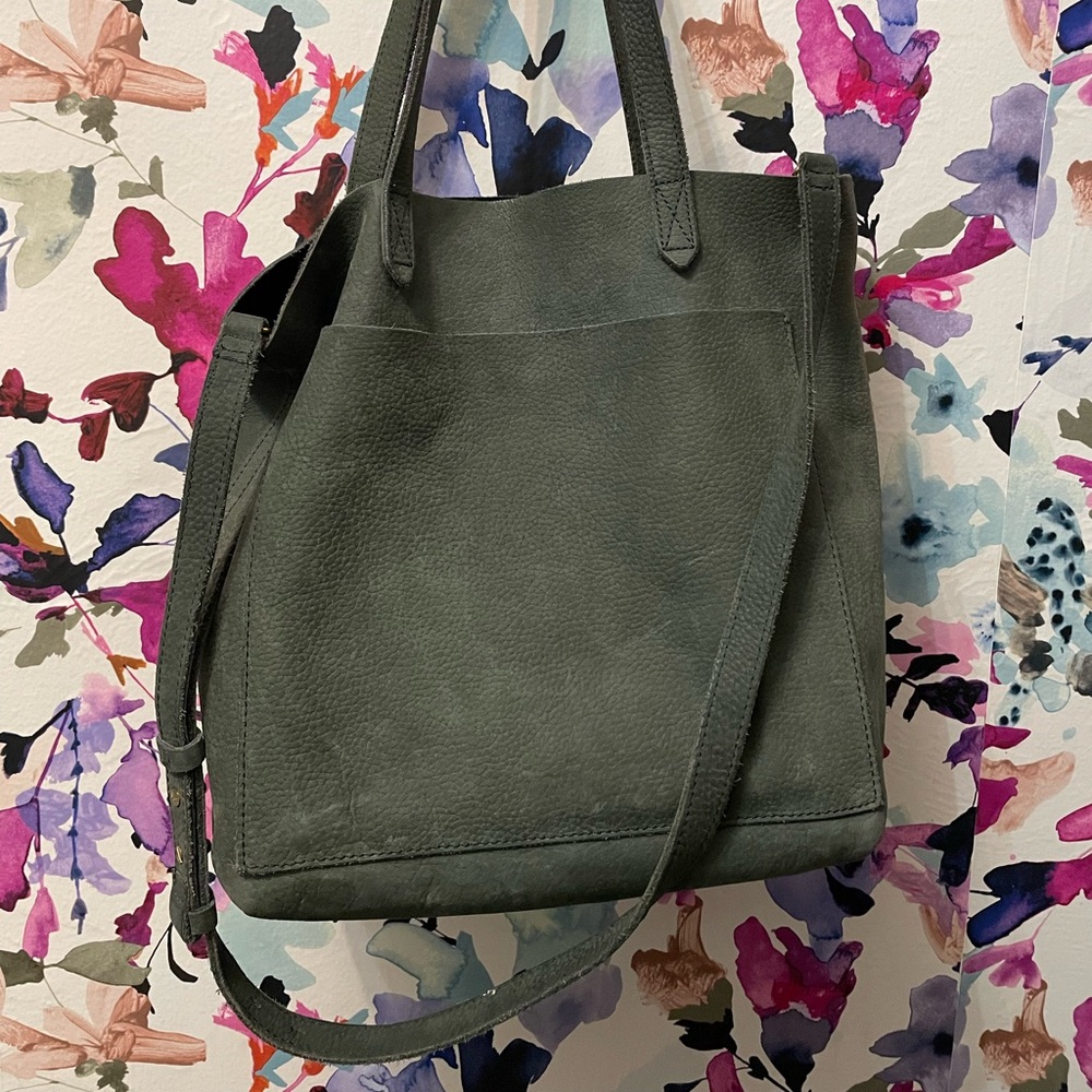 Madewell suede medium transport tote